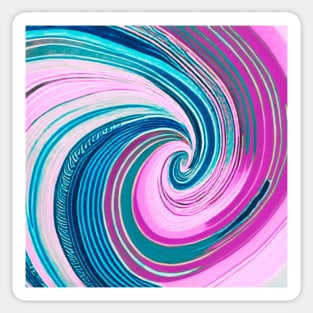 Watercolor Swirl Pattern Sticker